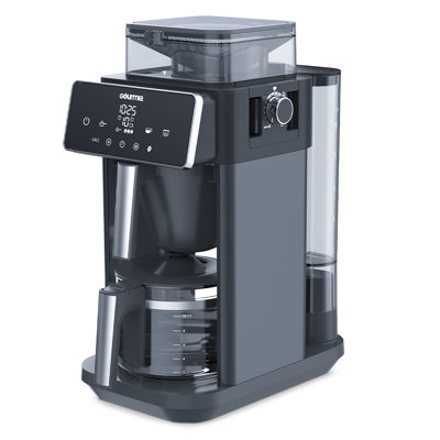 Gourmia 10-Cup Grind & Brew Coffee Maker – Built-in Grinder, Programmable Digital Display