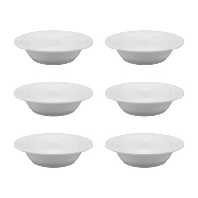 6-Piece Beaded 8 1/4" Melamine Bowl