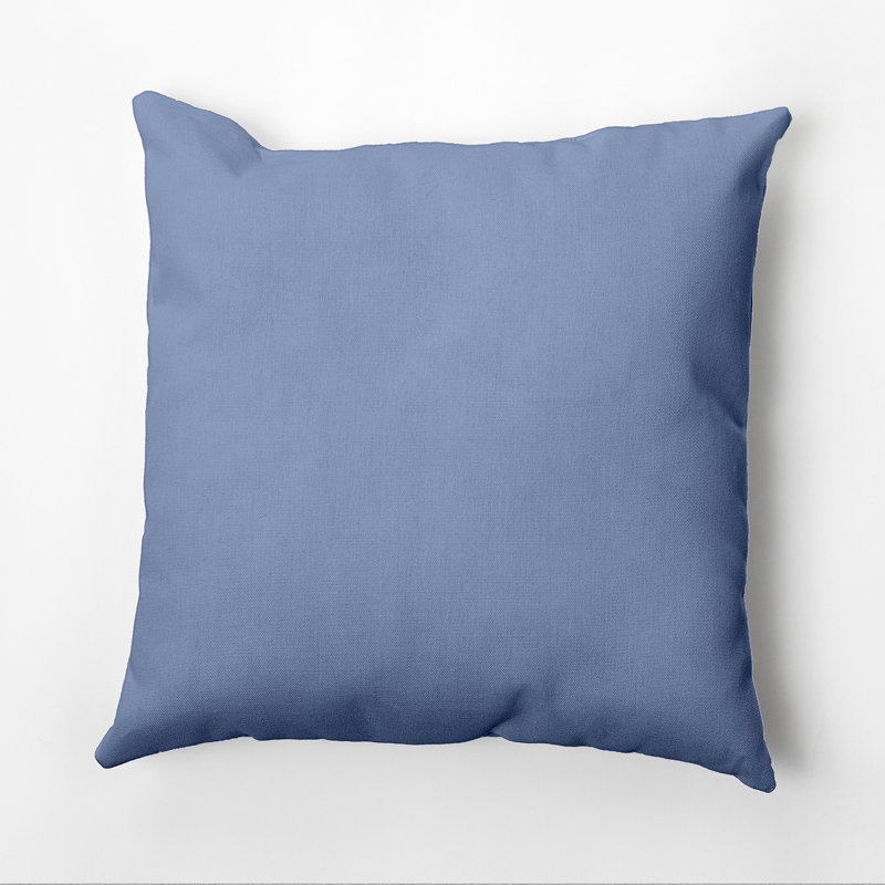 Housse de coussin d'extérieur carré Georgia, Bleuet des champs, 16 po x 16 po