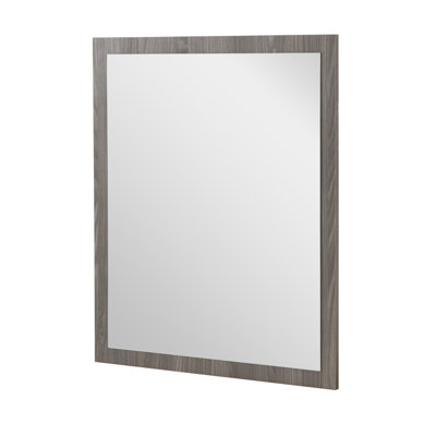 Bernhardiene Wood Rectangle Wall Mirror