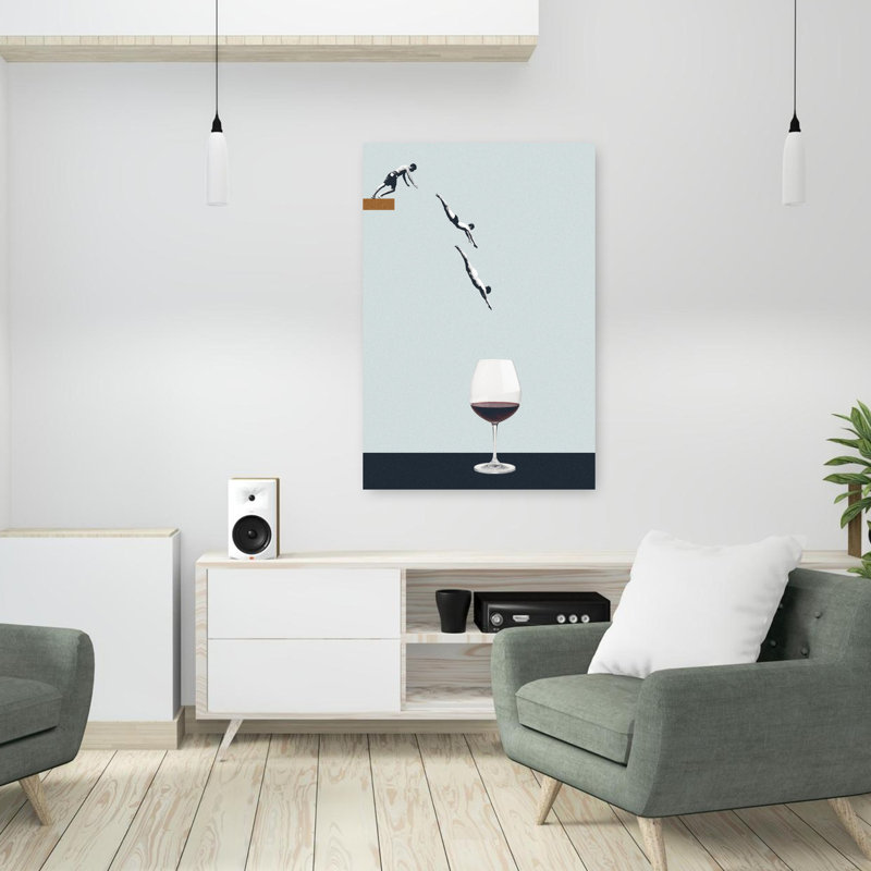 Art contemporain, art surréel, H 36 po x l 24 po