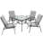 Ovitt Square 6 - Piece 4 - Person 86Cm L Table Set