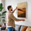 Layered Earth Minimalist - Wrapped Canvas-589890439-589890433