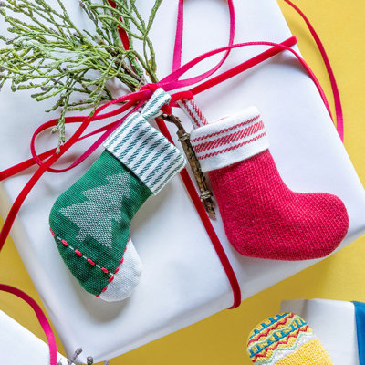 4'' Fabric Shatterproof Holiday Shaped Ornament