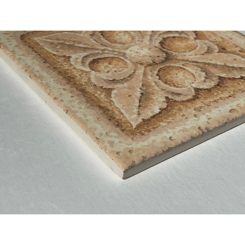 4.25" x 4.25" Ceramic Stone Decorative Accent Tile