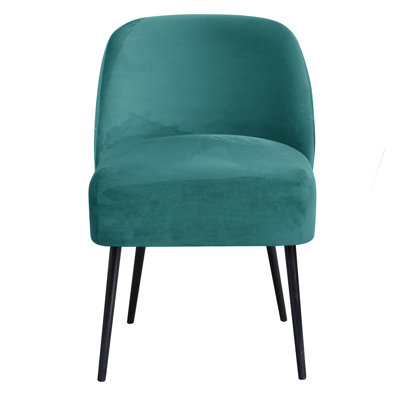 46 cm H Upholstered Velvet Dining Chair