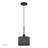 Arsdale 1 Light Black Mini Pendant