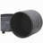 S/2  TRIBAL LOOK FOOTED PLANTER 6/8", BLACK