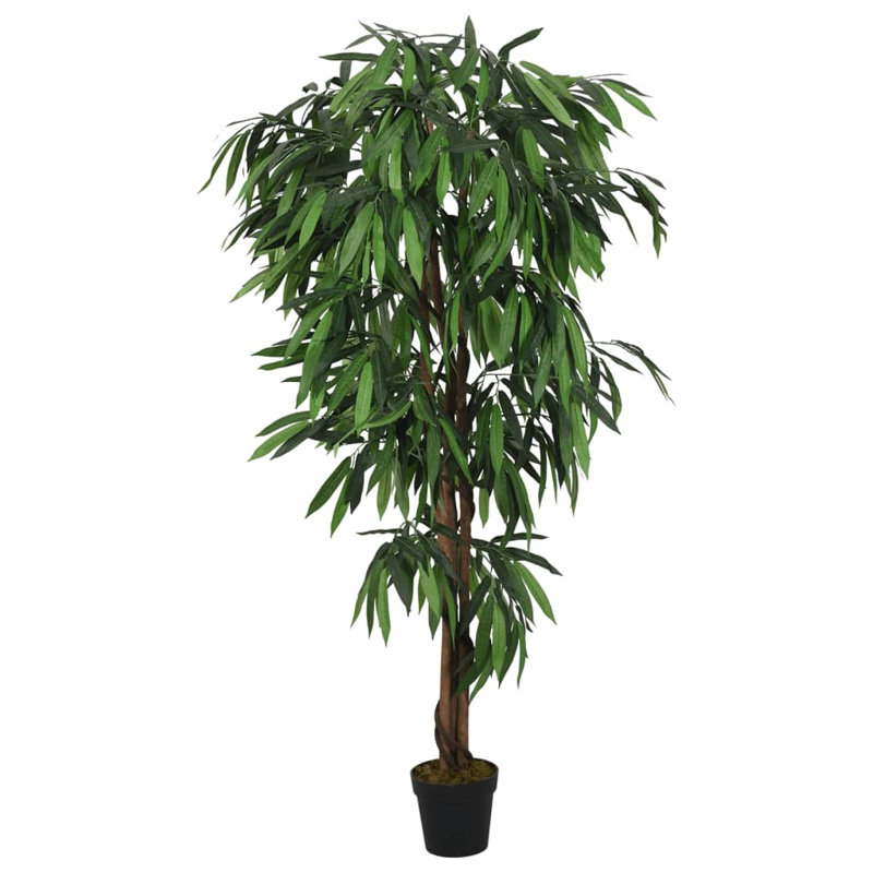 Faux Mango Tree in Pot, 180cm H x 96cm W