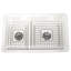 Nantucket Sinks 60/40 Dualmount Fireclay Sink Wellfleet-31OSW