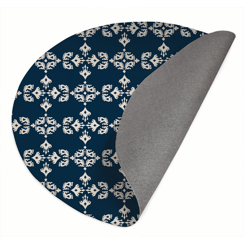 Tapis d'extérieur Cassia, Rond 5 pi
