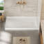 Base de douche 60 po x 60 po à simple seuil et drain à droite avec surface solide et texture antidérapante-132804363-132804368