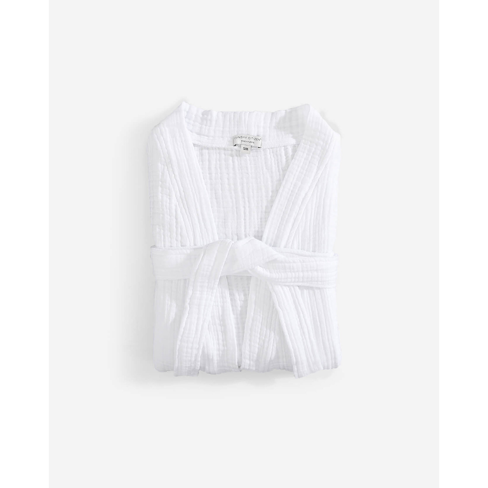 Muslin Cotton Kimono, XXL, White