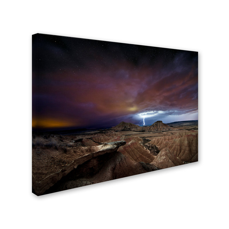 « storm », reproduction de photo sur toile tendue, H 14 po x l 19 po