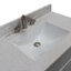 Meuble-lavabo simple 39 po avec plateau en quartz d'ingénierie Astred-17586774-17586771