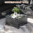 2 -Person Rattan Patio Safo With Cushions-120921341-120921340