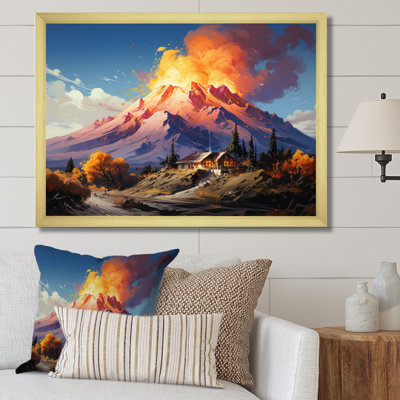 Italie, Etna, impression sur toile