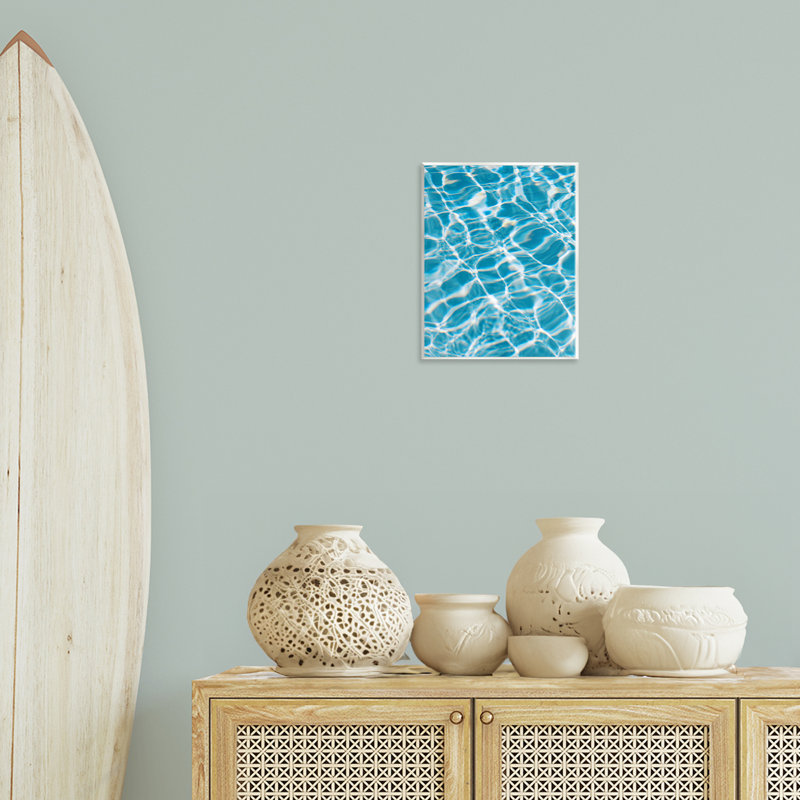 "Ocean Water Ripples", art mural par Justine Milton