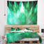 Tapisserie de cristal à motif artificiel vert abstrait-28494440