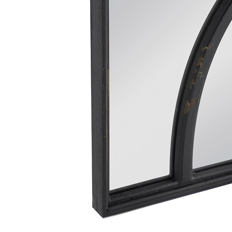 23'' H X 16'' W Rectangular Wooden Wall Mirror Flat Mirror Accent Mirror Vertical or Horizontal Home Decor for Living Room Entry
