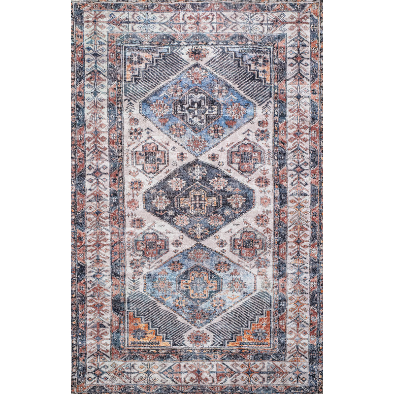 Oriental Indoor Rug, Rectangle 7'10" x 10'2"