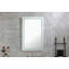 Miroir de salle de bain à DEL avec éclairage avant et arrière, grands miroirs muraux à intensité variable avec mémoire, 3 couleurs, miroir de meuble-lavabo à DEL-537488586