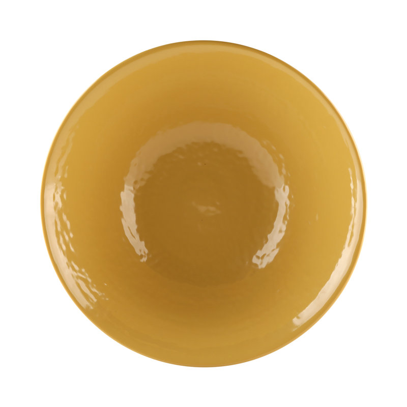 Elite Global Solutions Durango Melamine Salad Bowl, Aubergine/Olive Oil