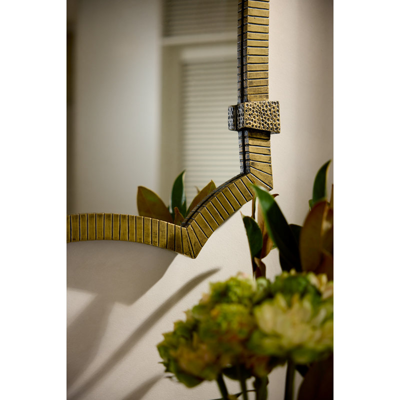 Monty Brass Framed Wall Mirror