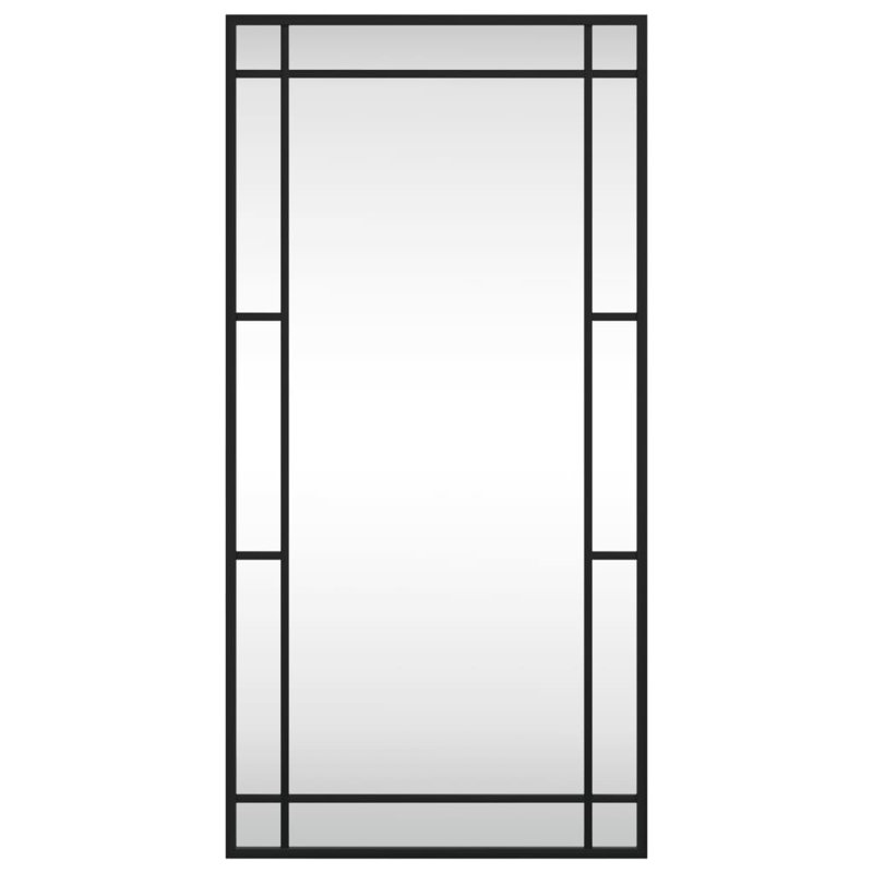 Laterrious Iron Rectangle Wall Mirror, 31.5" x 15.7"