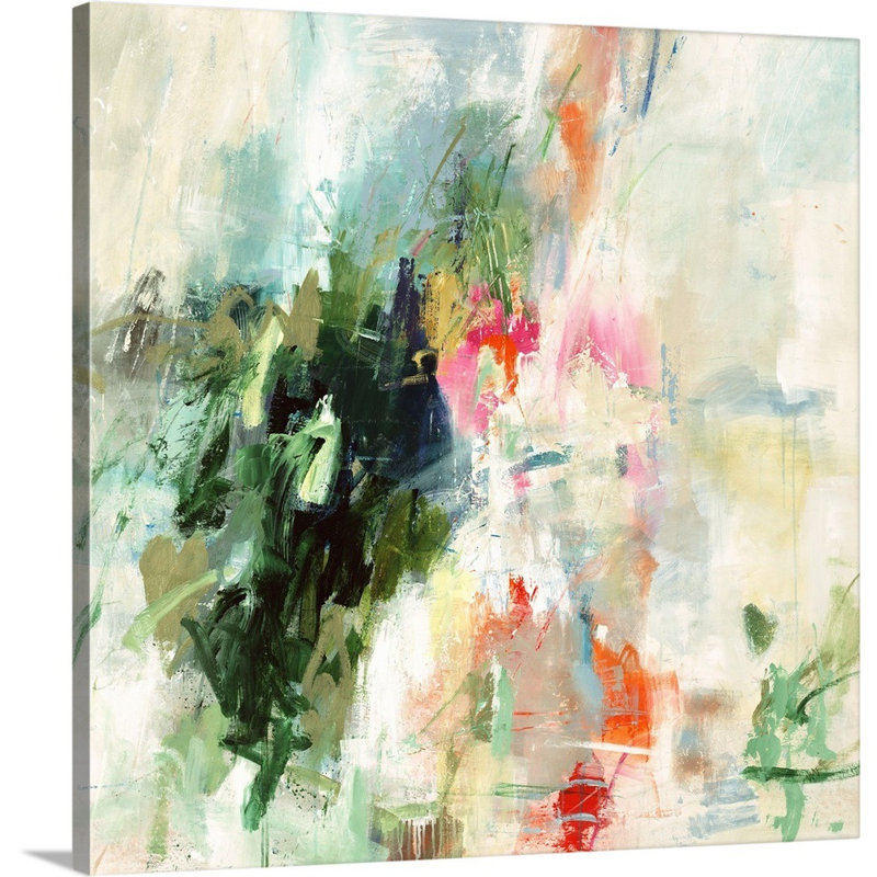 « jealous hearts », peinture sur toile, Toile tendue, H 30 po x l 30 po x P 1,25 po