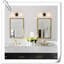 Tamarsha Brass LED Plug-in Armed Sconce