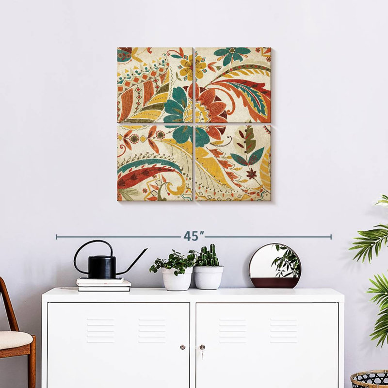 Kerner Boho Paisley Spice I, H 26 po x l 26 po