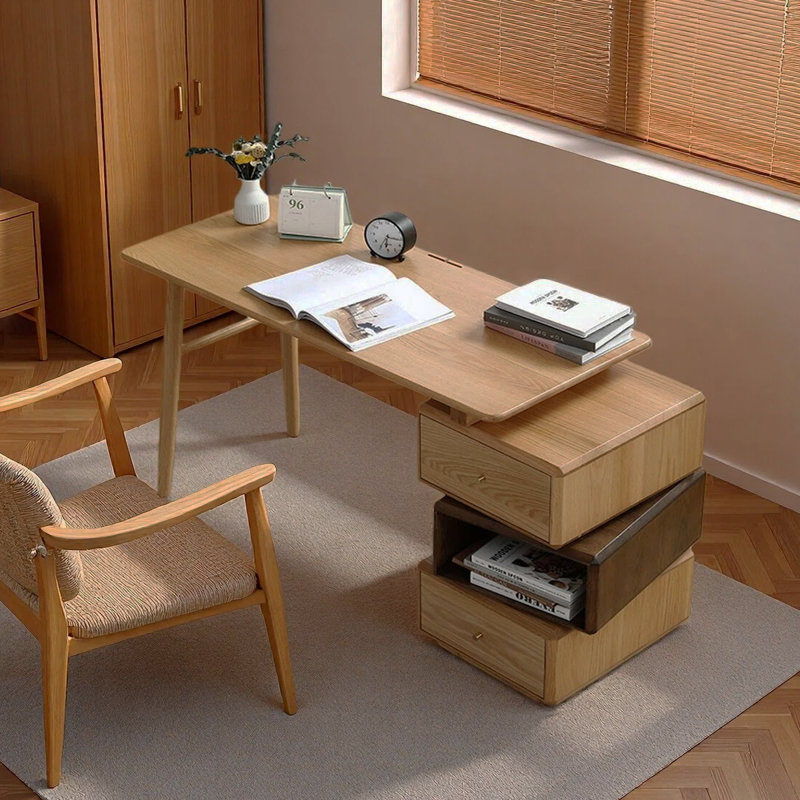 Bureau nordique minimaliste, H 28,35 po x l 47,24 po x P 19,69 po