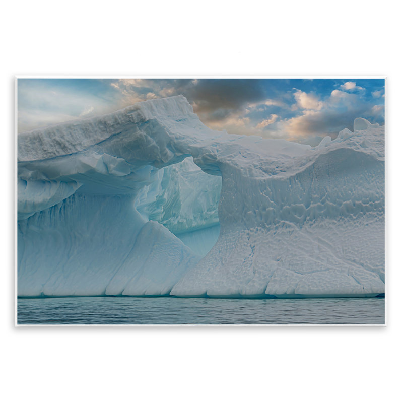 Plaque murale géante Iceberg, design par Richard Silver, H 10 po x l 15 po