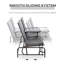 Banc d'extérieur avec table centrale Outsunny