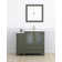 42" Single Bathroom Vanity with Top with Mirror