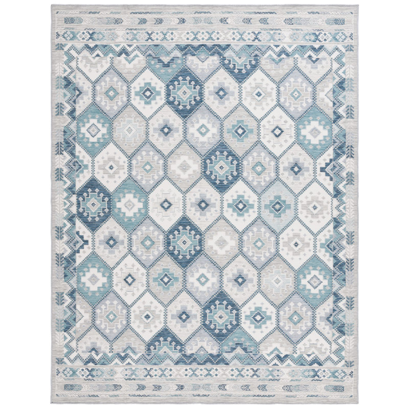 Tapis intérieur / extérieur Offerman Sunrise, Rectangle 8 pi x 10 pi