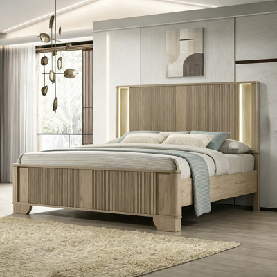 Eastern King Size Bed with LED Lighting