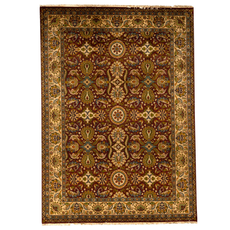 Tapis multicolore de haute qualité noué à la main