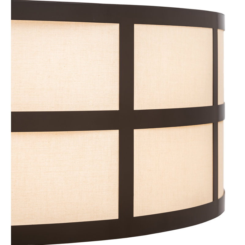 Plafonnier semi-encastré 6 lumières 36 po Zilwaukee
