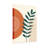 Abstract Abstract Leaf Orange Circle Pattern Design-736937947