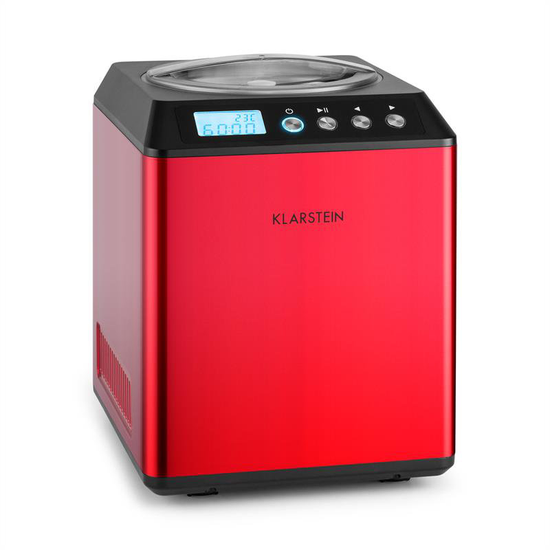 Vanilla Sky 2 L Ice Cream Maker, Red/Black