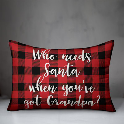 Plaid Throw Pillow