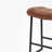 24" Modern Backless Saddle Counter Height Bar Stools With Metal Frame for Kitchen Island-629761594