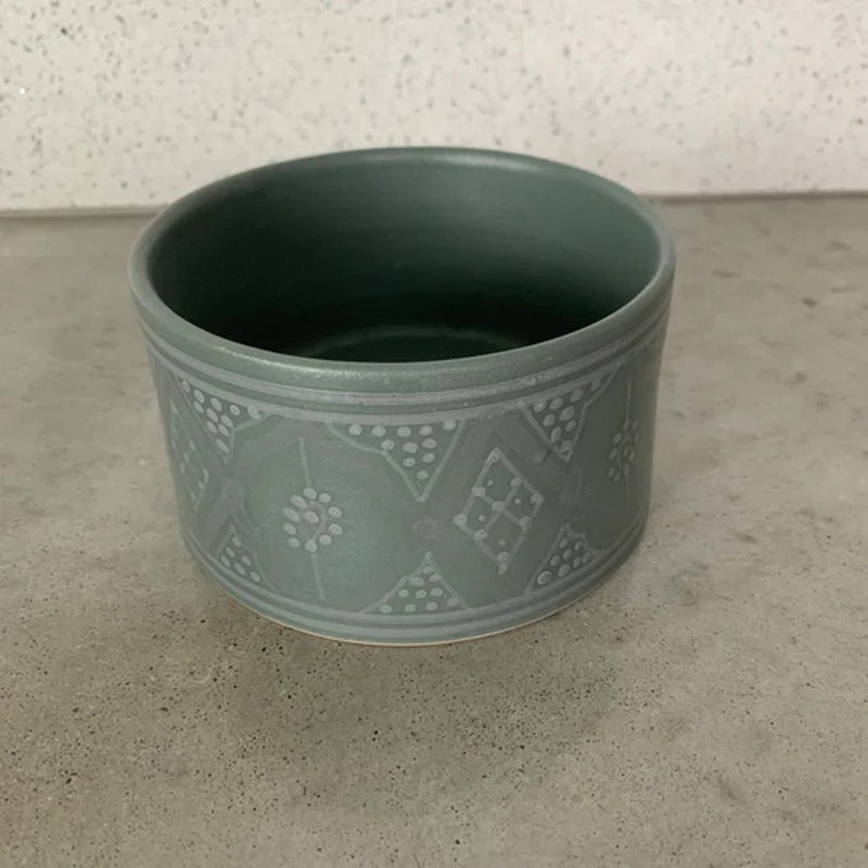 Bol pour animal de compagnie, Gris foncé, Petit (2 po)