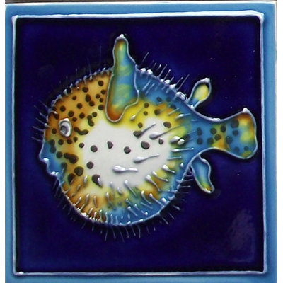 Aimant de tuile de poisson Marine Puffer