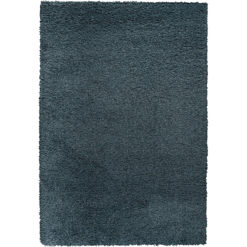 Solid Colour Area Rug, Blue, Rectangle 200 cm x 290 cm