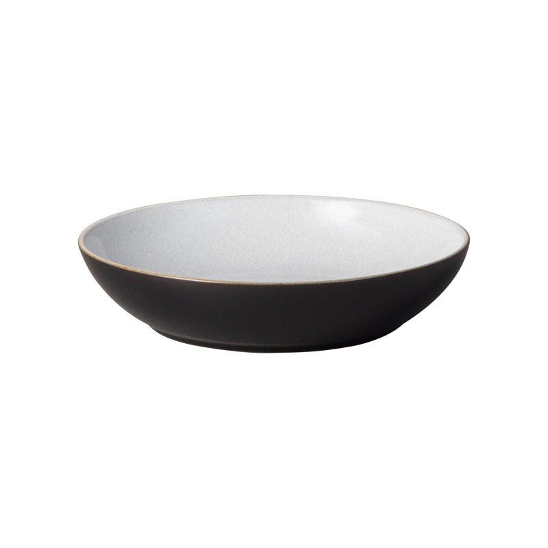 Natural Canvas 35.5 oz. Denby Pasta Bowls, Black