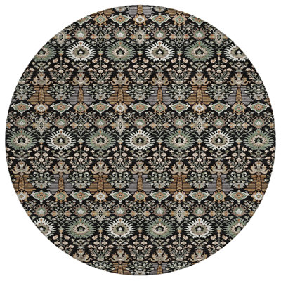 Machine Washable Indoor/Outdoor Gursevak ACN2251 Global Rug