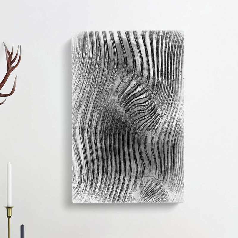 Optical Illusion In Abstract - Wrapped Canvas, 50cm H x 35cm W x 3cm D